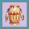 DRUM MEDICINE JAR